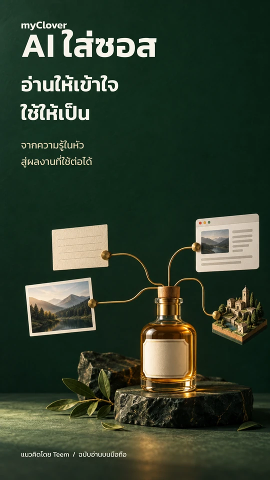 ปกคู่มือ AI ใส่ซอส อ่านให้เข้าใจ ใช้ให้เป็น