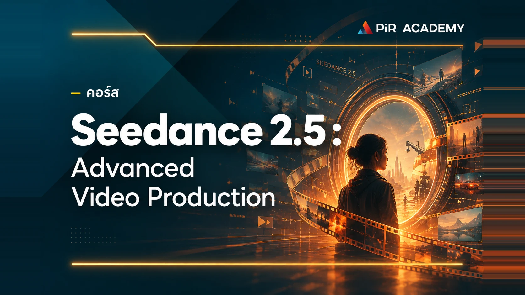 คอร์ส Seedance 2.5 Advanced AI Video Production ของ PIR Academy