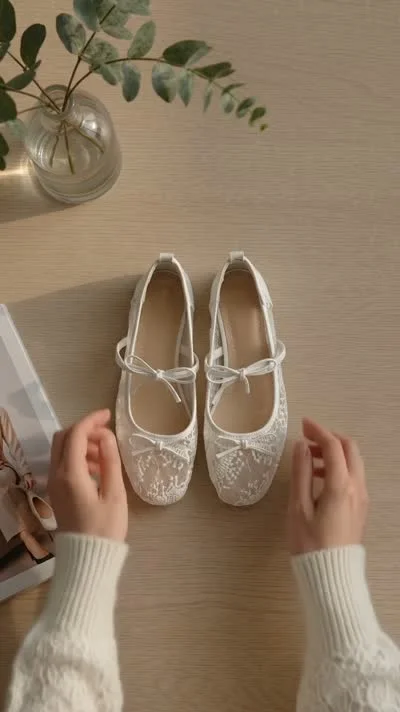 รองเท้าสินค้าสำหรับต่อยอดคลิป Product Reveal