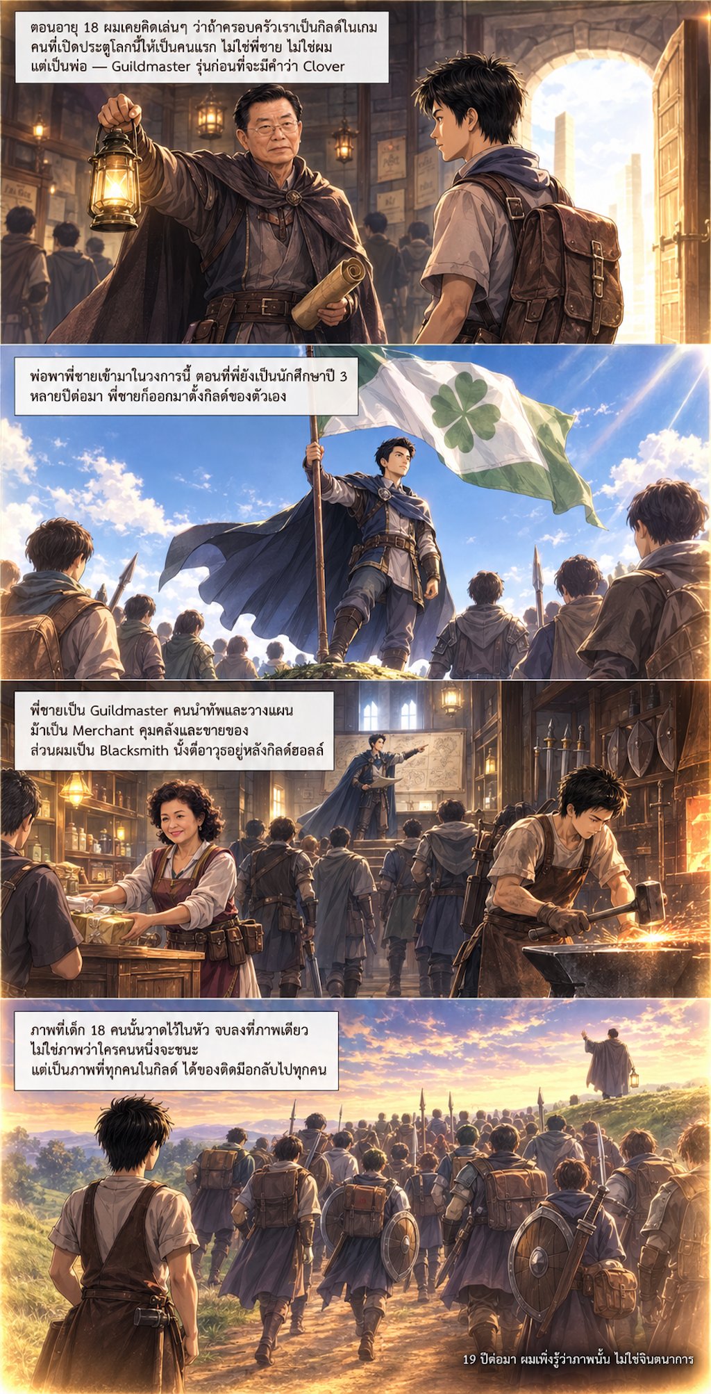 เรื่องเล่าจากโรงตีเหล็ก ตอนที่ 9.5 — กิลด์ที่ผมวาดไว้ในหัว