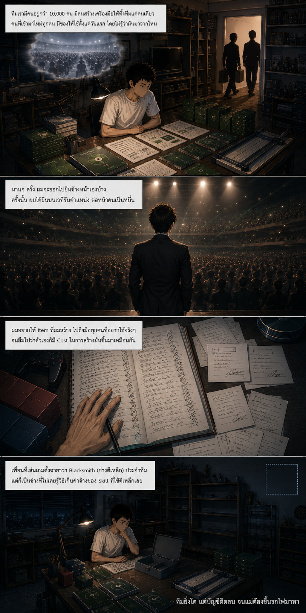 Version แรก ตอนที่ 8 — ช่างตีเหล็กหลังเวที