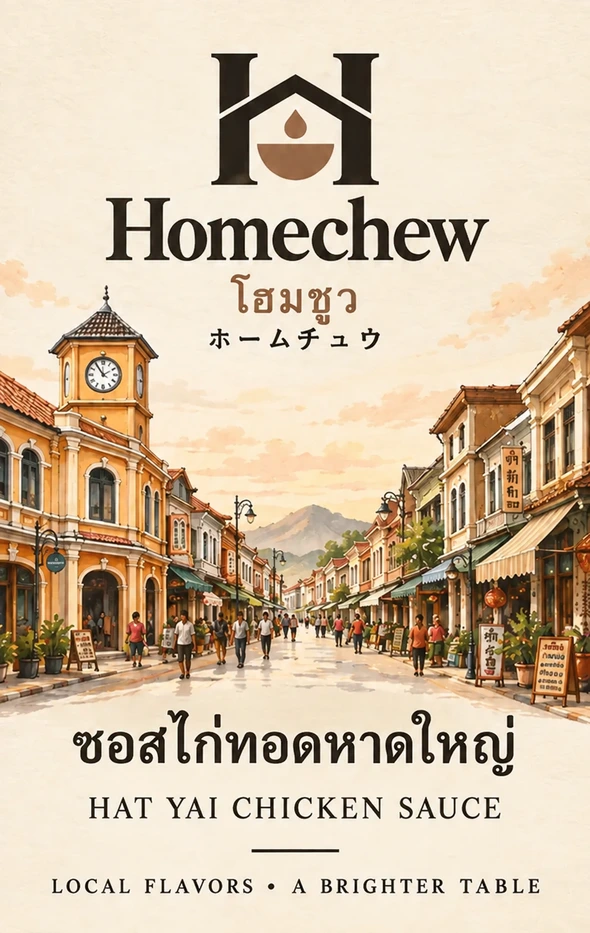 ฉลากซอสไก่ทอดหาดใหญ่ (ภาพ concept)