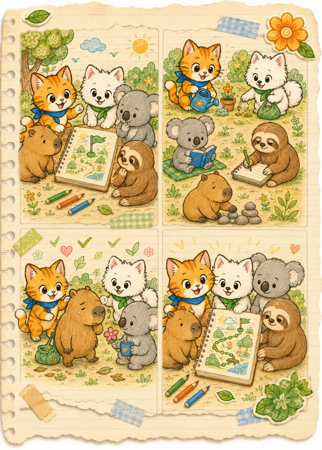 ตี้หลากหลายช่วยกันดูแลเป้าหมายเล็ก ๆ ตลอดเจ็ดวัน